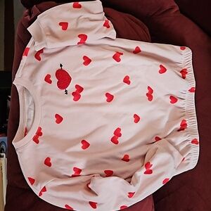 Carter's Girls Sz 8 Valentines Sweatshirt